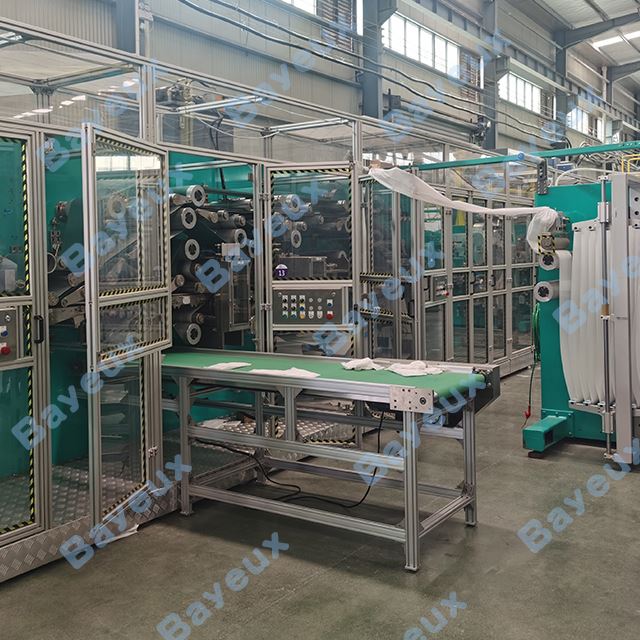 T Shape Baby Diaper Production Line